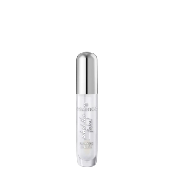 essence What The Fake! Plumping Lipgloss - Błyszczyk powiększający usta 100 Sheer Genius