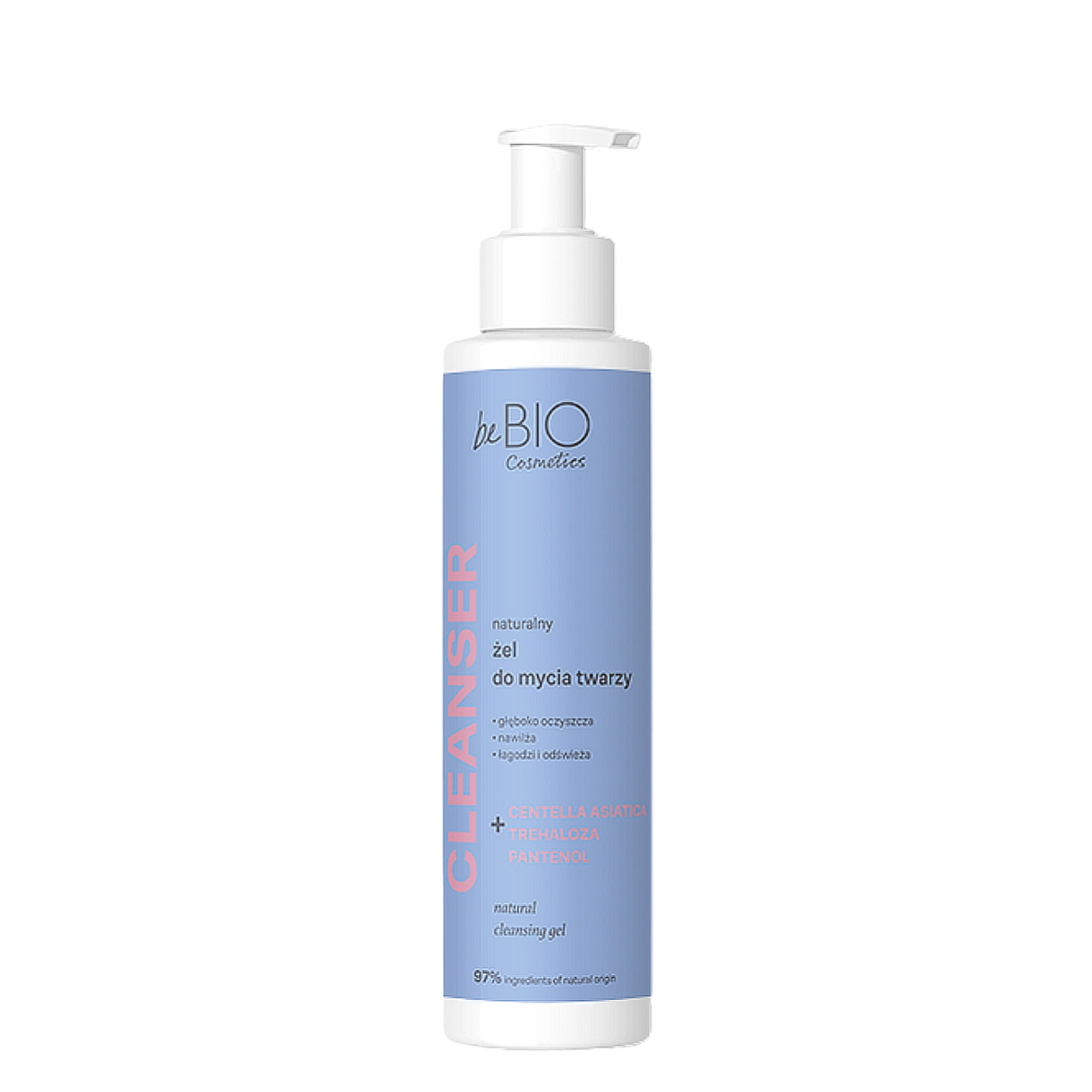 beBIO kremowy żel do mycia twarzy 150ml