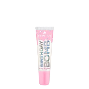 essence BIRTHDAY BOMB shiny lipgloss 01 Cake My Day!