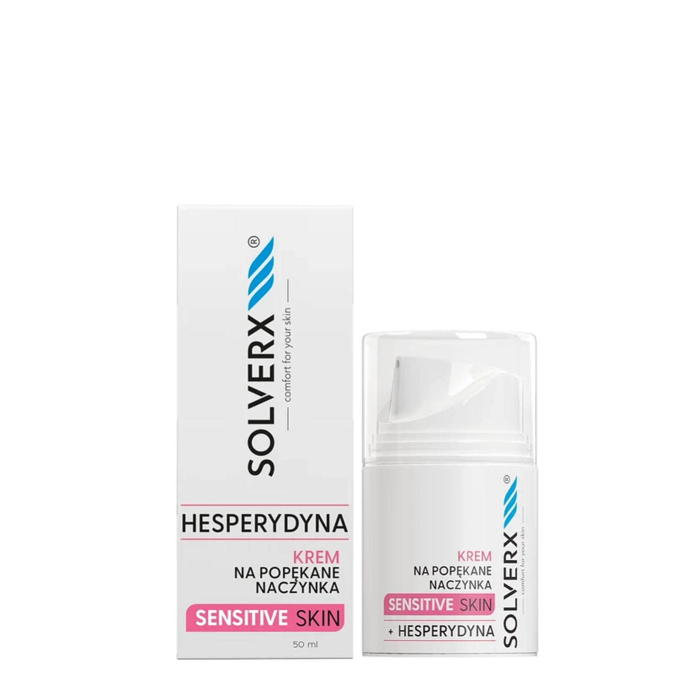 SOLVERX Sensitive Skin Krem na popękane naczynka 50 ml