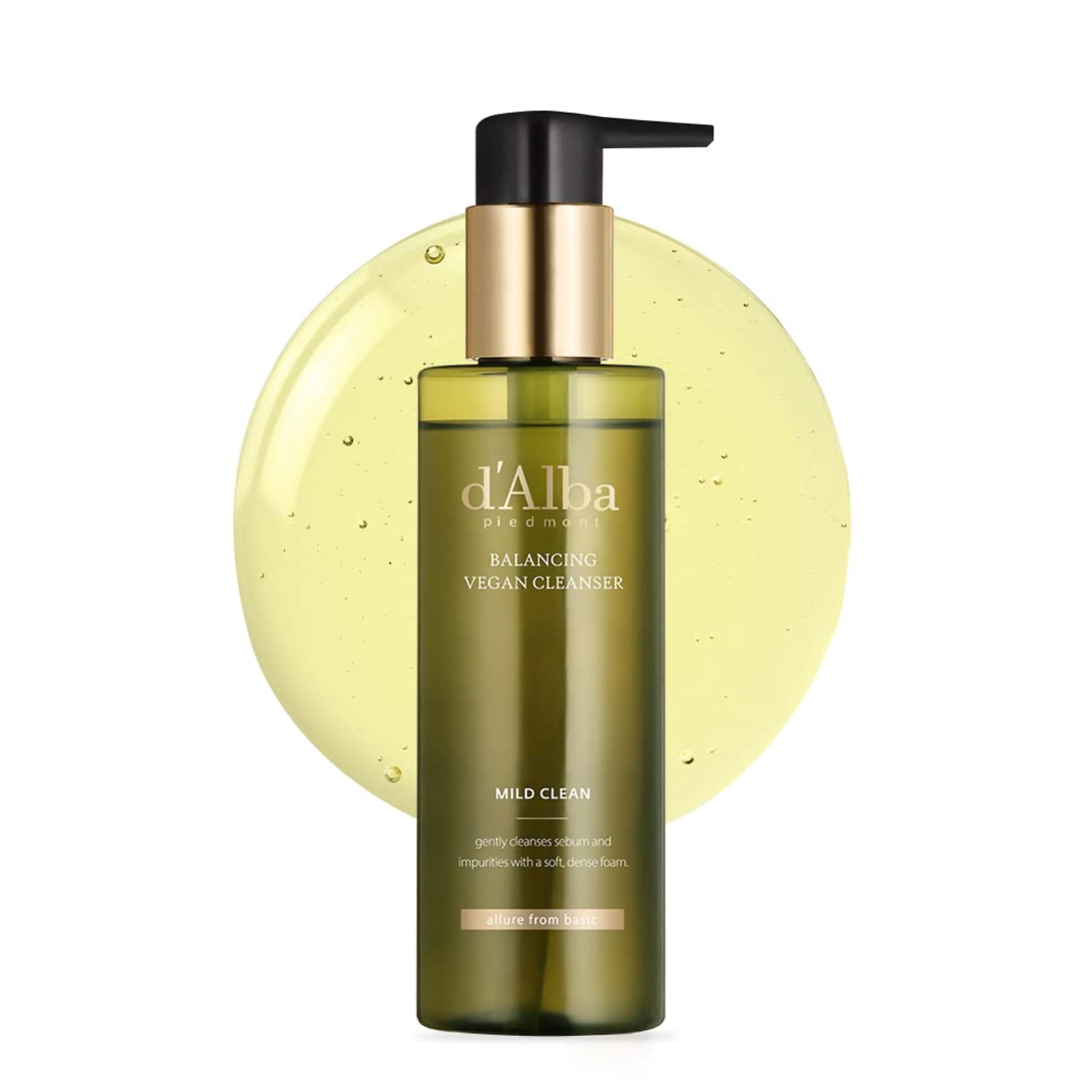 d'Alba Mild Skin Balancing Vegan Cleanser - Nawilżająco-Kojący Żel do Mycia Twarzy 200ml
