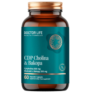 Doctor Life CDP Cholina & Bakopa suplement diety 60 kapsułek