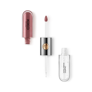 KIKO Milano Unlimited Double Touch dwuetapowa płynna pomadka do ust 121 Dark Rosy Chestnut 6ml