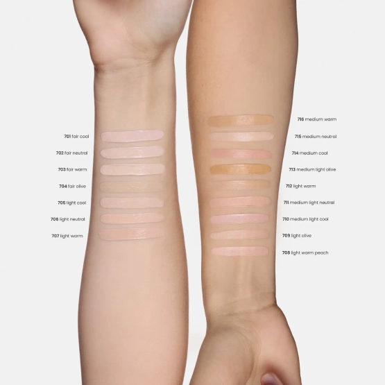 Inglot Long-Lasting Velvet - Podkład i korektor do twarzy 2w1 704