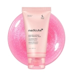 Medicube PDRN Pink Caffeine Overnight wrapping Mask - Całonocna maska modelująca do twarzy z PDRN i kofeiną 75ml