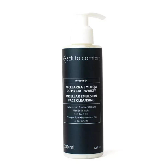 Back to comfort PYRETRIN-D Micelarna emulsja do mycia twarzy dla cery wrażliwej 200 ml