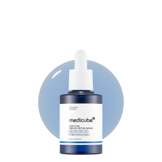 Medicube Zero Pore One Day Peptide Serum - serum na rozszerzone pory z kwasami AHA, BHA, PHA i LHA oraz peptydami NOWA WERSJA 30ml