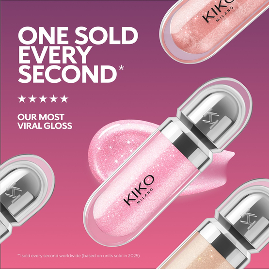 KIKO Milano 3D Hydra Lipgloss zmiękczający błyszczyk do ust z efektem 3D 30 Deep Purple 6.5ml