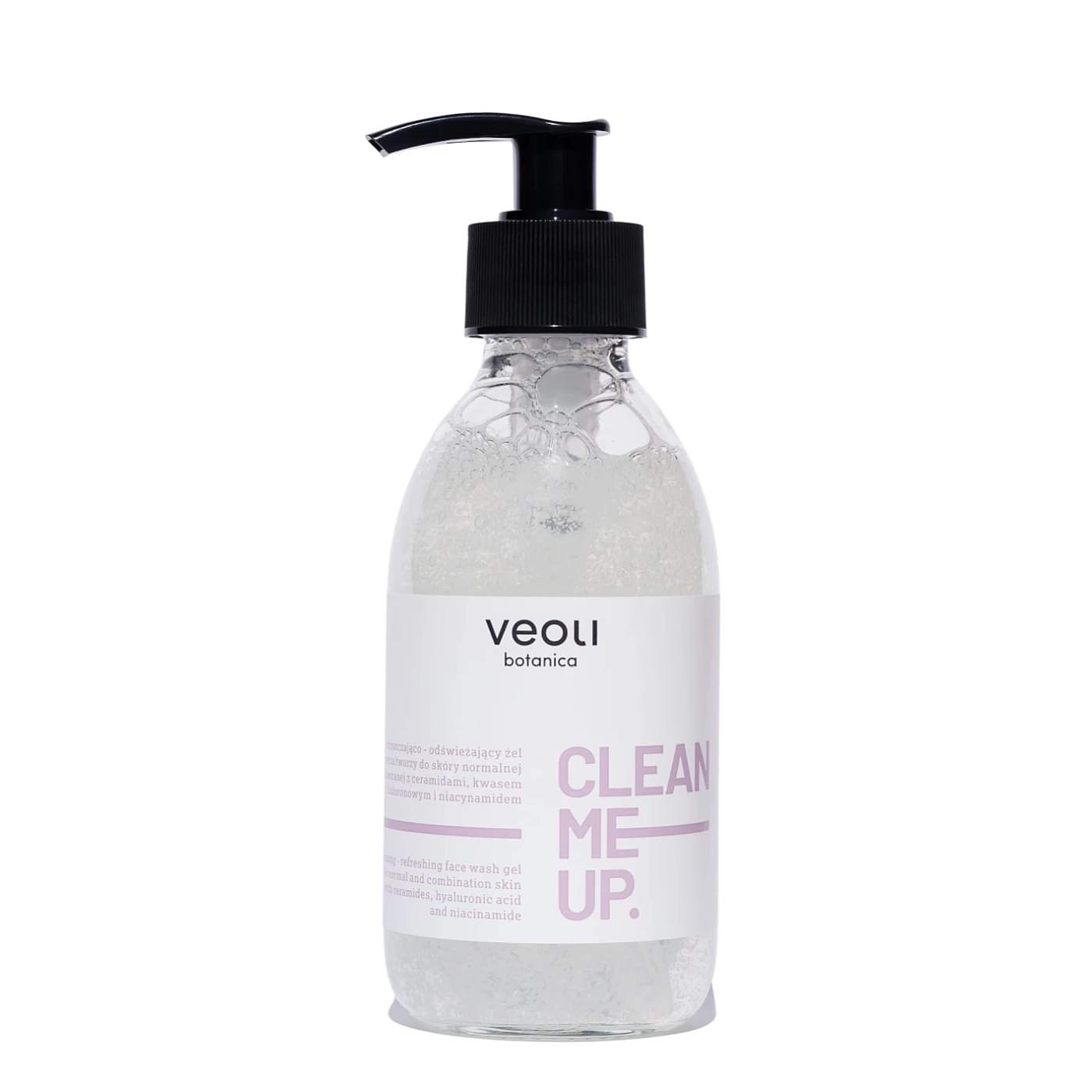 Veoli Botanica Oczyszczająco - odświeżający żel do mycia twarzy CLEAN ME UP 190ml