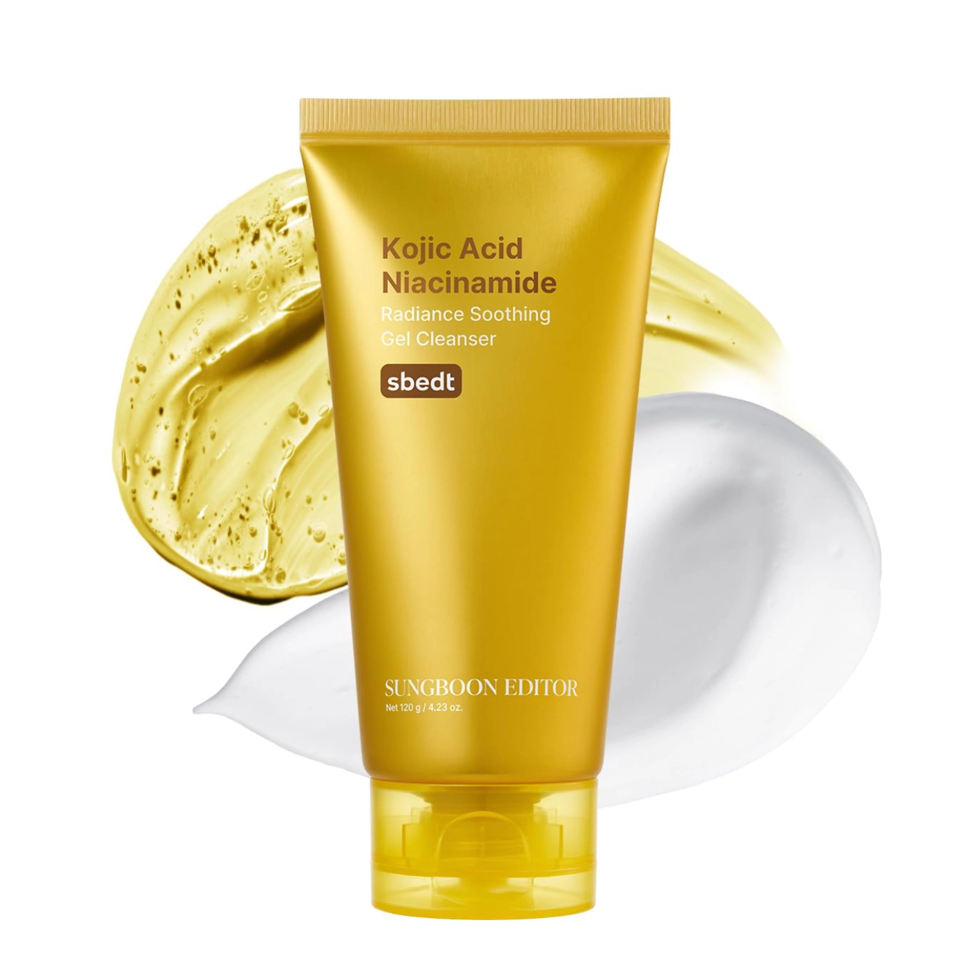 Sungboon Editor Kojic Acid Niacin Radiance Soothing Gel Cleanser - Rozjaśniający żel do mycia twarzy z kwasem kojowym i niacynamidem 120g