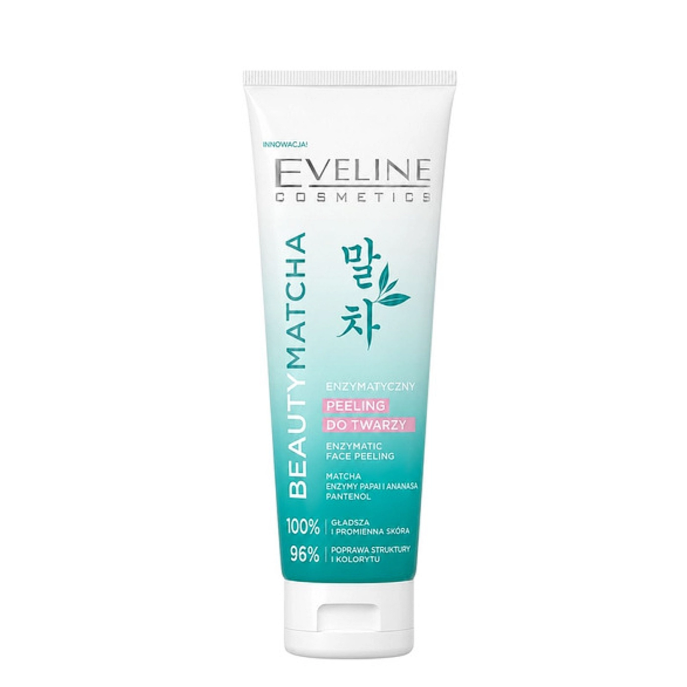 Eveline Cosmetics Beauty Matcha enzymatyczny peeling do twarzy z matchą 75 ml