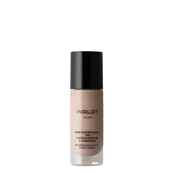 Inglot Long-Lasting Velvet - Podkład i korektor do twarzy 2w1 707
