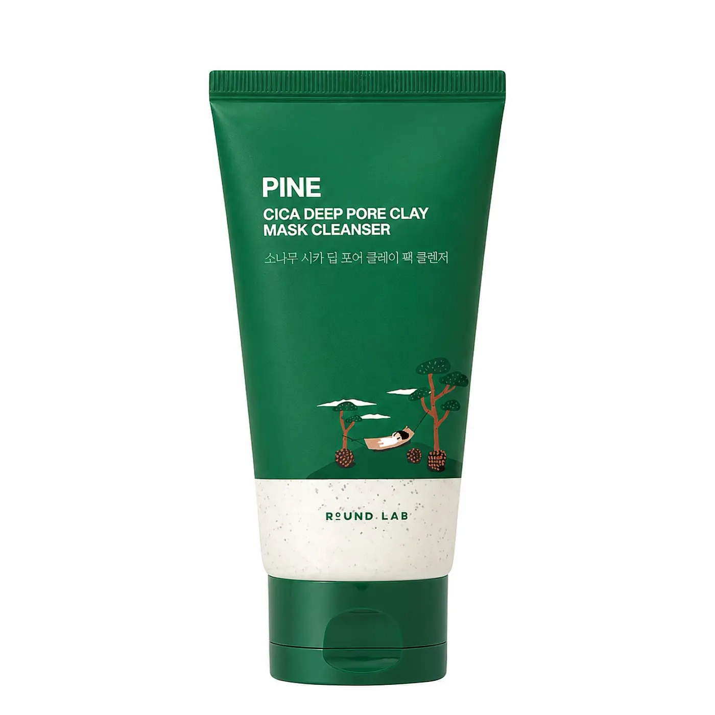 Round Lab Pine Cica Deep Pore Clay Mask Cleanser - maska glinkowa oczyszczająca pory 150ml