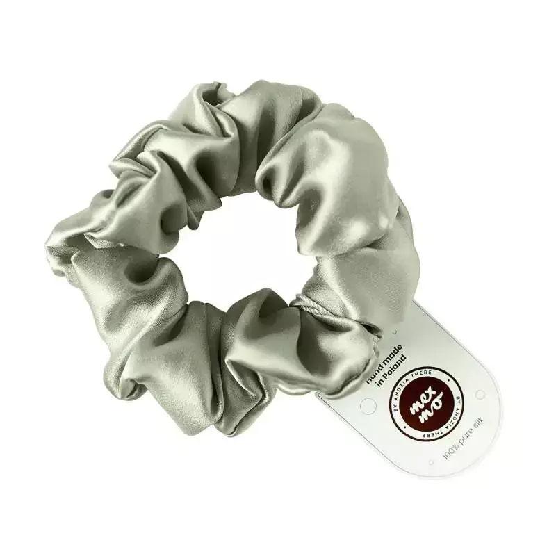 Mexmo Scrunchie Normal Olive Green - Gumka Jedwabna