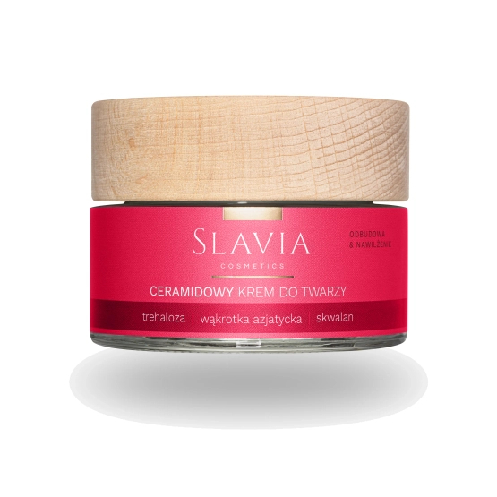 OUTLET Slavia Cosmetics Ceramidowy krem do twarzy Odbudowa & Nawilżenie 50ml - Data ważności 2026-10-14