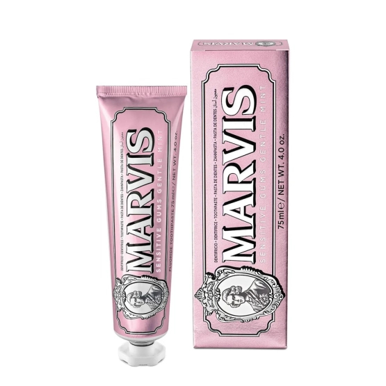 Marvis Sensitive Gums Gentle Mint - pasta do zębów do wrażliwych dziąseł z kwasem hialuronowym 75ml
