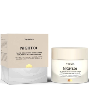 Resibo NIGHT.01 wypełniający krem z usieciowanym kwasem hialuronowym i peptydami na noc 50ml 