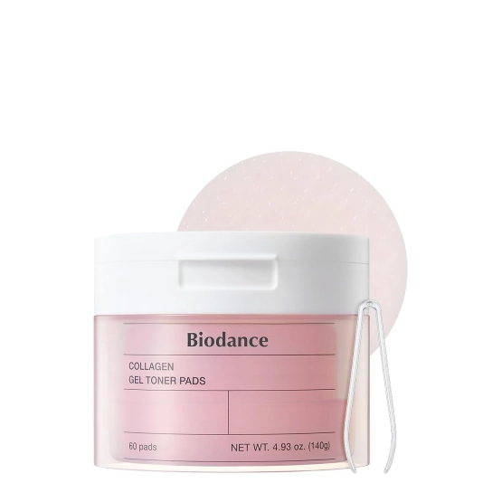 Biodance Collagen Gel Toner Pads - Ujędrniające Płatki Kolagenowe do Twarzy 60szt.