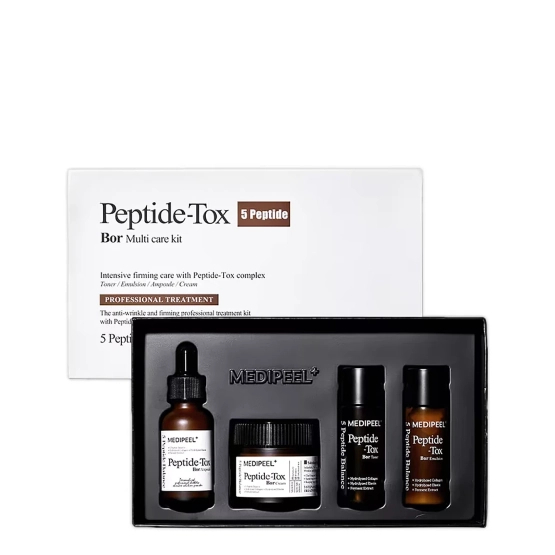 Medi-Peel Peptide-Tox Bor Multi Care Kit - zestaw kosmetyków liftingujących Peptide-Tox (3x 30ml, 50ml)