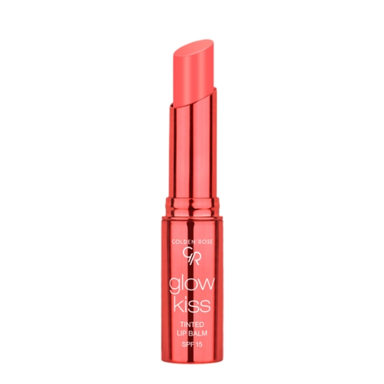 Golden Rose Kiss Tinted Lip Balm – Koloryzujący balsam do ust Glow Kiss - Brzoskwinia 04