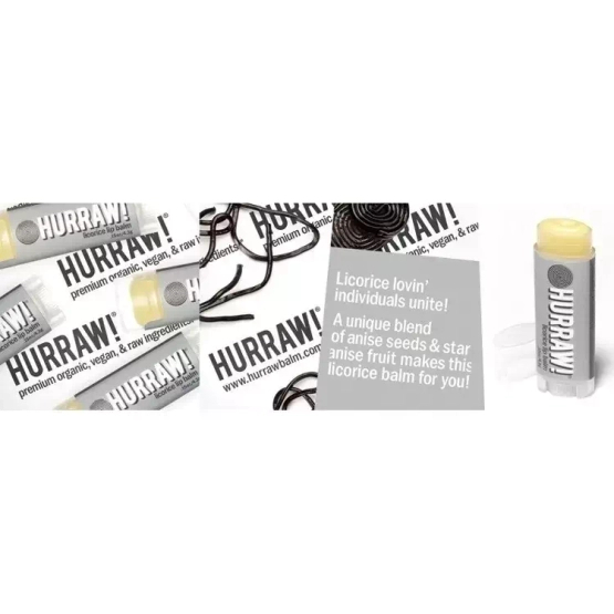 Hurraw! Balsam do ust Licorice