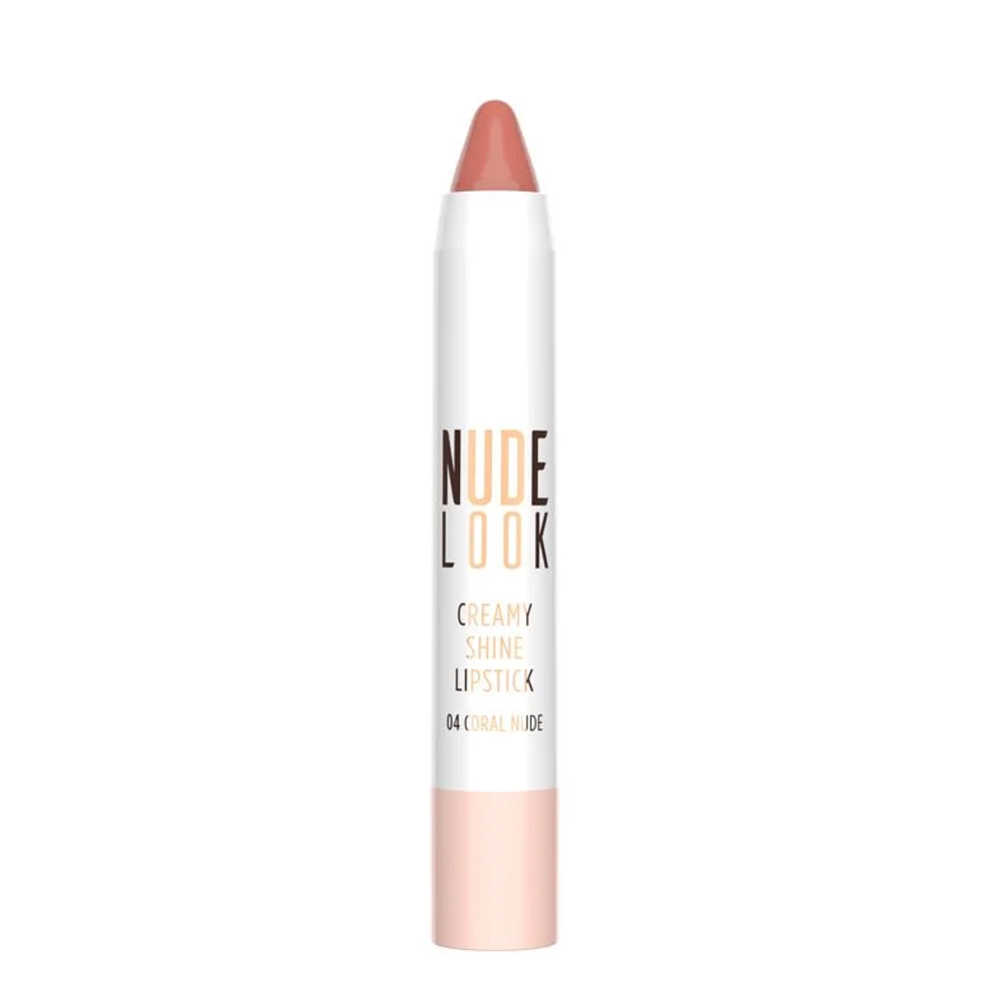 Golden Rose Creamy Shine Lipstick - Nude Look Kremowa pomadka do ust w kredce 04