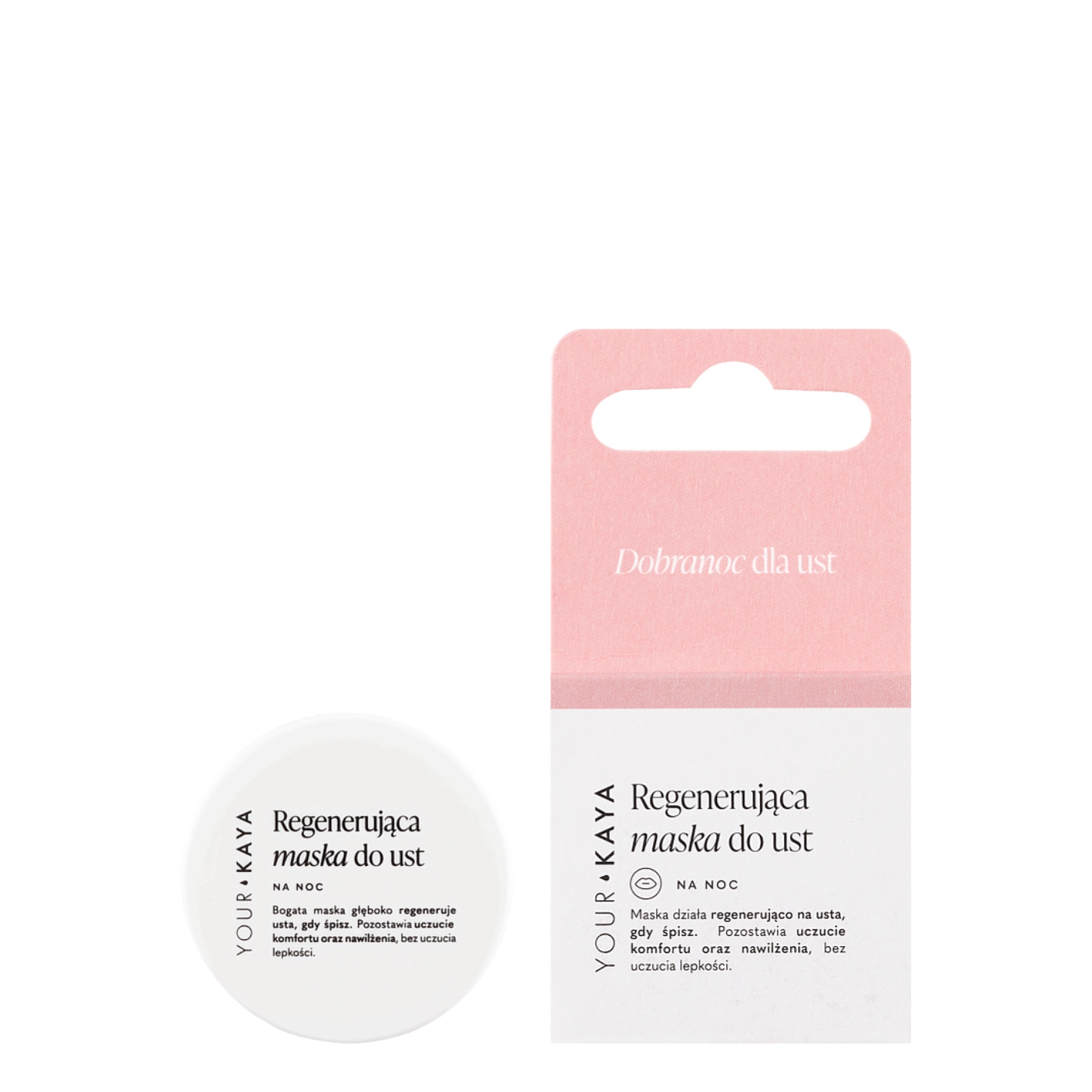 Your KAYA Regenerująca maska do ust na noc Raspberry dream, 4g