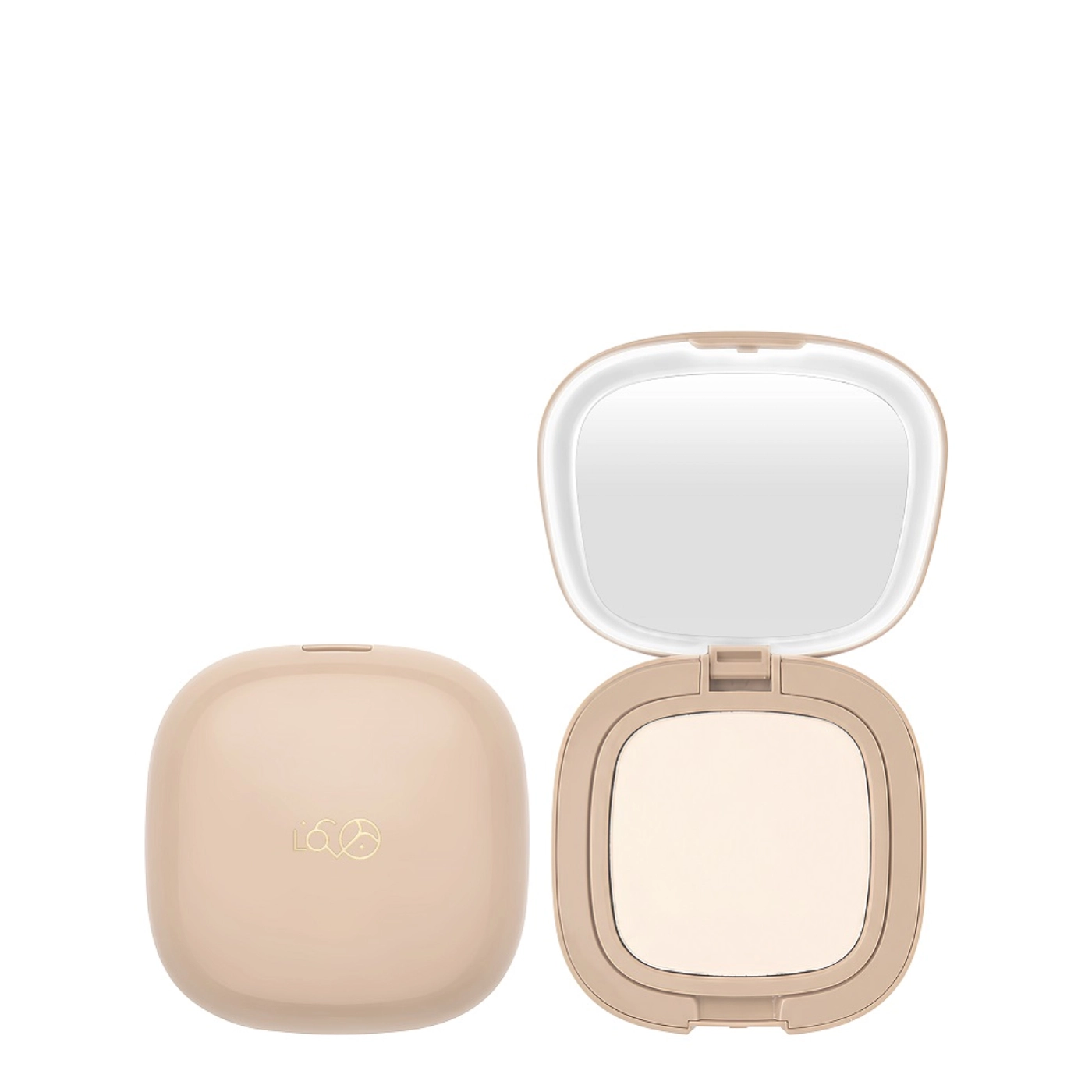LOVRO LED Setting Powder - Transparentny puder prasowany utrwalający z lusterkiem LED 7,5 g