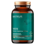 Doctor Life MSM Siarka Organiczna 1400mg suplement diety 100 kapsułek