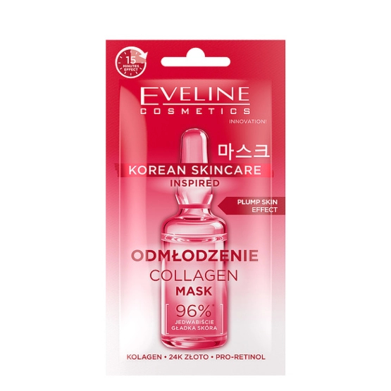 Eveline Cosmetics Korean Skincare Collagen odmładzająca maseczka do twarzy 8 ml