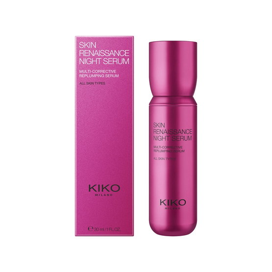 KIKO Milano Skin Renaissance Night Serum wygładzające i wypełniające serum na noc o wielokierunkowym działaniu korygującym 30ml