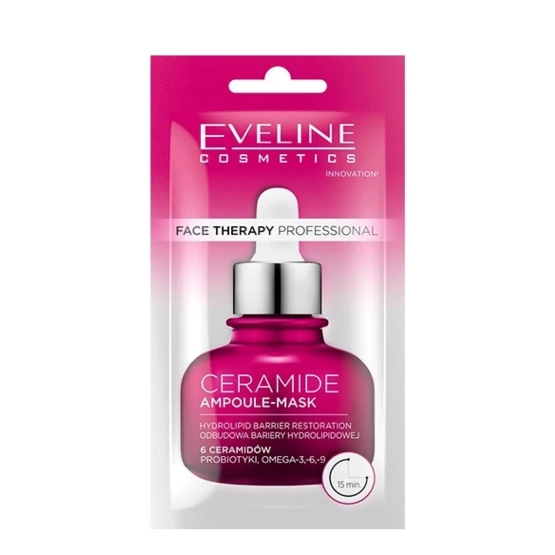 Eveline Cosmetics FACE THERAPY PROFESSIONAL Ampoule mask Ceramide Maseczka regenerująca i nawilżająca 8ml