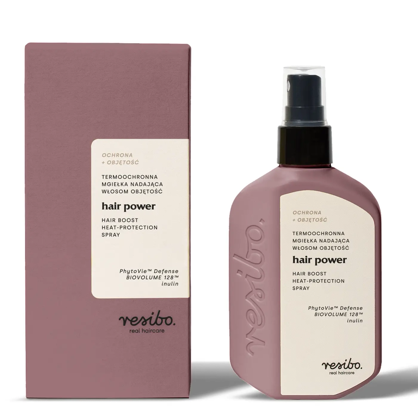 Resibo HAIR POWER termoochronna mgiełka nadająca włosom objętość 100ml