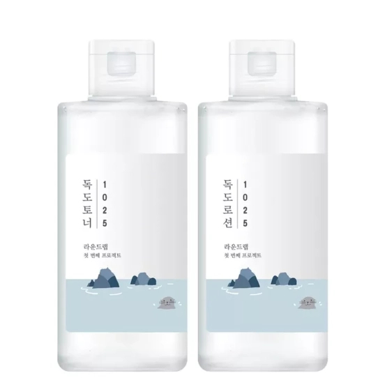 Round Lab Dokdo Toner Lotion Special Set Zestaw tonik + lotion do twarzy 200ml+200ml