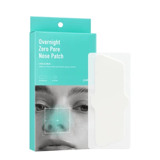Jumiso Overnight Zero Pore Nose Patch - Hydrokoloidowe plastry oczyszczające pory na noc 10szt.