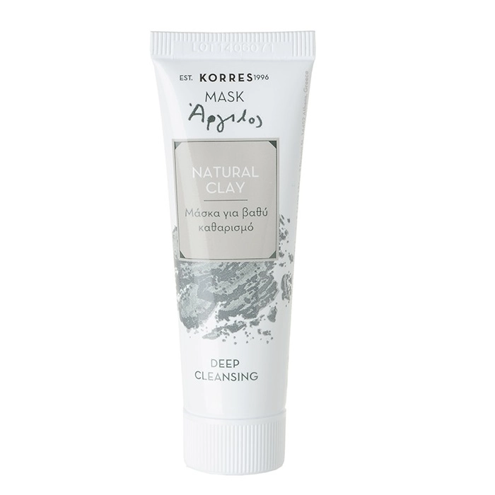 Korres Natural Clay Deep Cleansing Mask głęboko oczyszczająca maska do twarzy z glinką 18ml