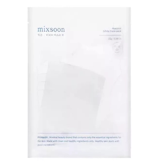 Mixsoon Bifida Mask Pack Zestaw masek w płachcie z fermentami 5 sztuk