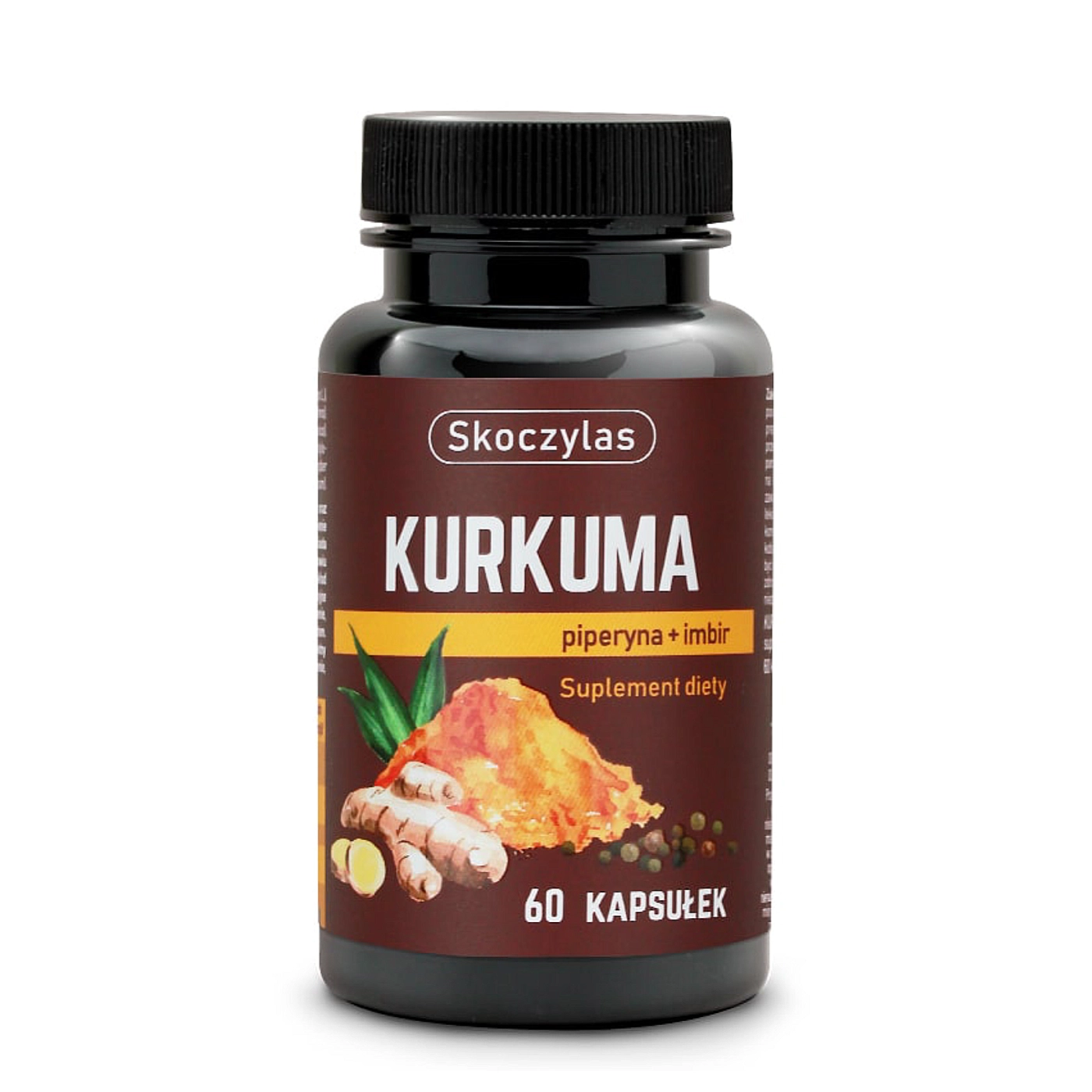 Skoczylas KURKUMA piperyna, imbir, resweratrol i kwercetyna 60 kapsułek
