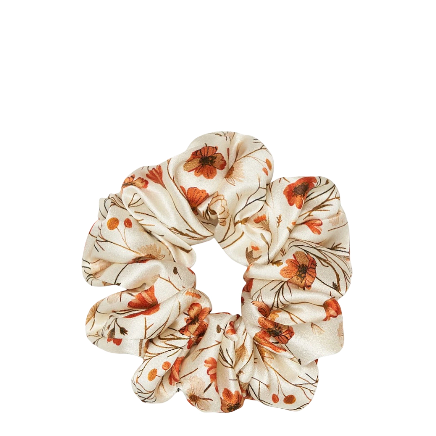Almania gumka do włosów Scrunchie jedwabna - polna łąka