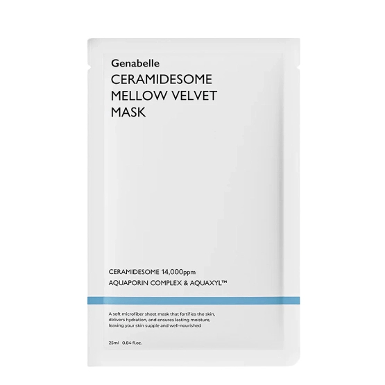 Genabelle Ceramidesome Mellow Velvet Mask - nawilżająca maska do twarzy w płachcie z ceramidami 1 szt.