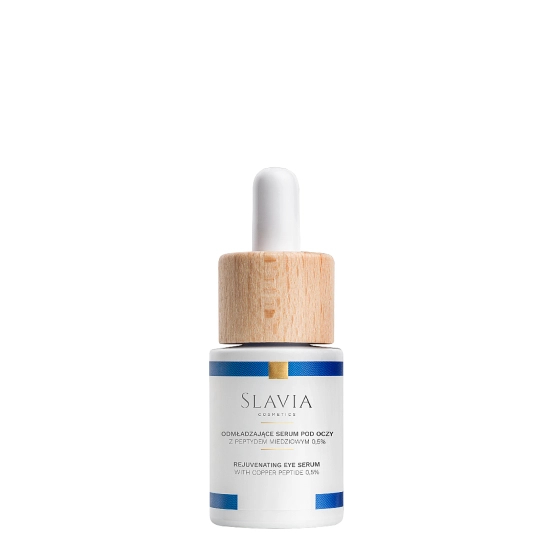 Slavia Cosmetics Odmładzające serum pod oczy z peptydem miedziowym 15ml
