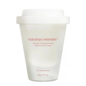Haruharu Wonder Centella 5% Niacinamide Radiance Gel Cream - Rozświetlający Krem-Żel do Twarzy 90g
