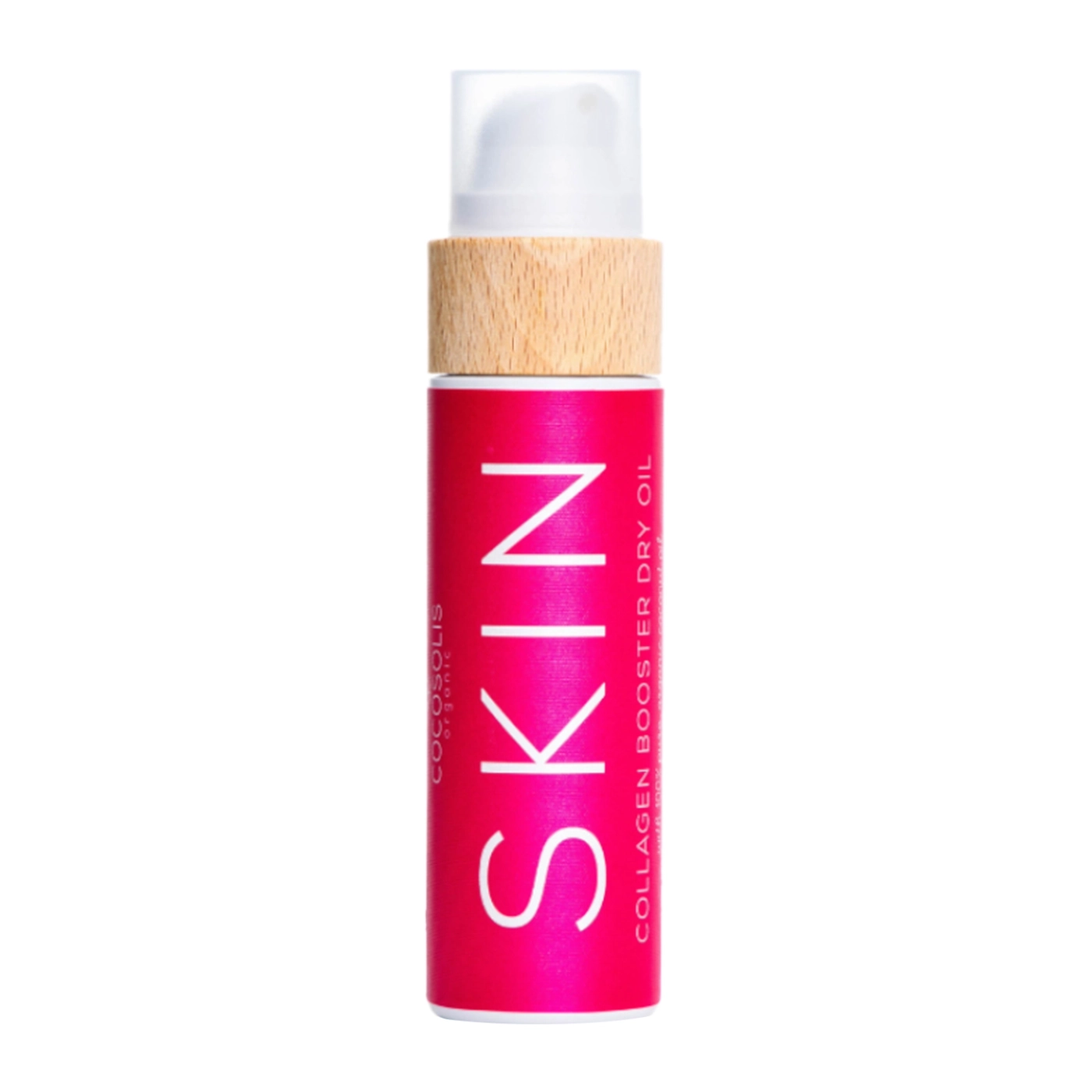 Cocosolis Collagen Booster Dry Oil - Organiczny suchy olejek do twarzy i ciała o działaniu przeciwstarzeniowym 110ml