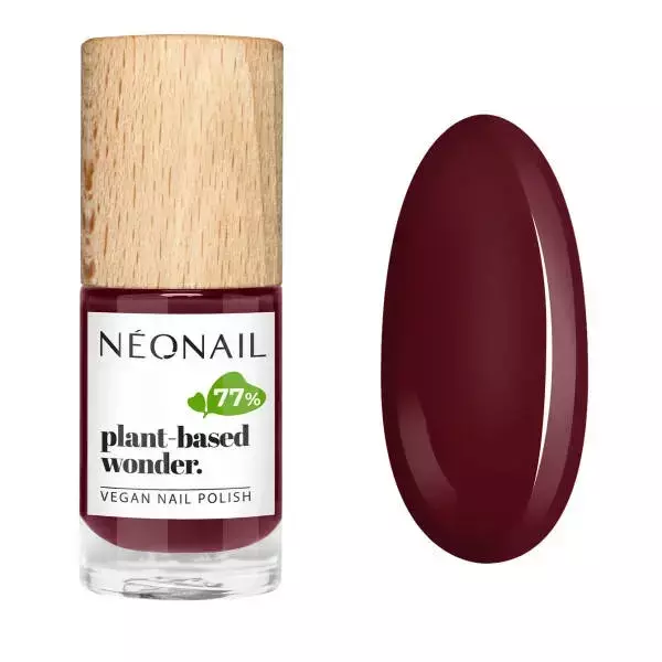 NEONAIL Wegański lakier do paznokci PLANT-BASED WONDER 7,2 ml - PURE MAROON