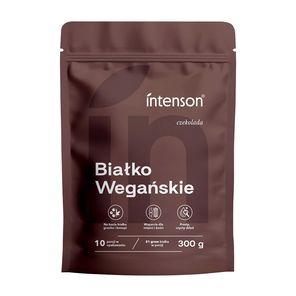Intenson Białko Wegańskie o smaku czekoladowym 300g