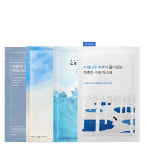 Zestaw maseczek NAWILŻAJĄCYCH: Round Lab, Biodance, Skin1004, Dr. Althea 4 szt.