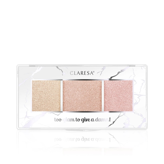 Claresa Too Glam To Give a Dams - Paleta rozswietlaczy Golden Glow