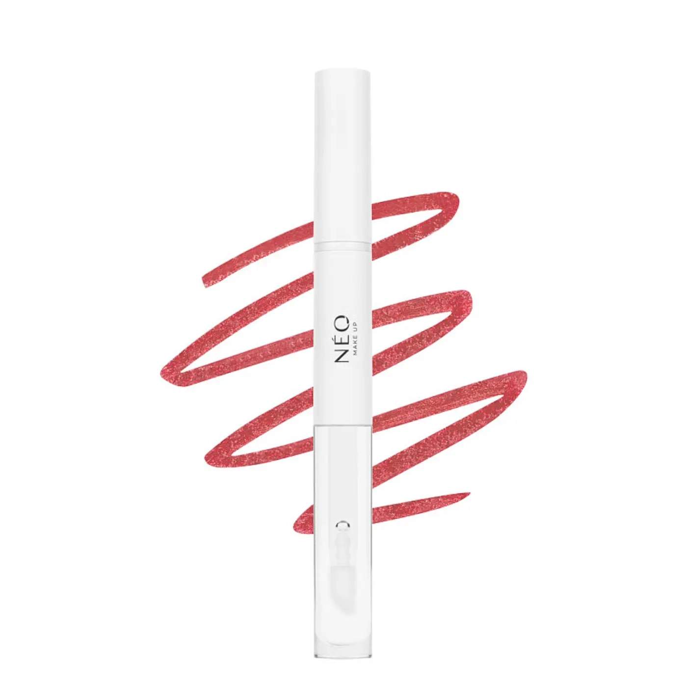 NEO MAKE UP 2w1 Konturówka z błyszczykiem do ust 01 Bold Red