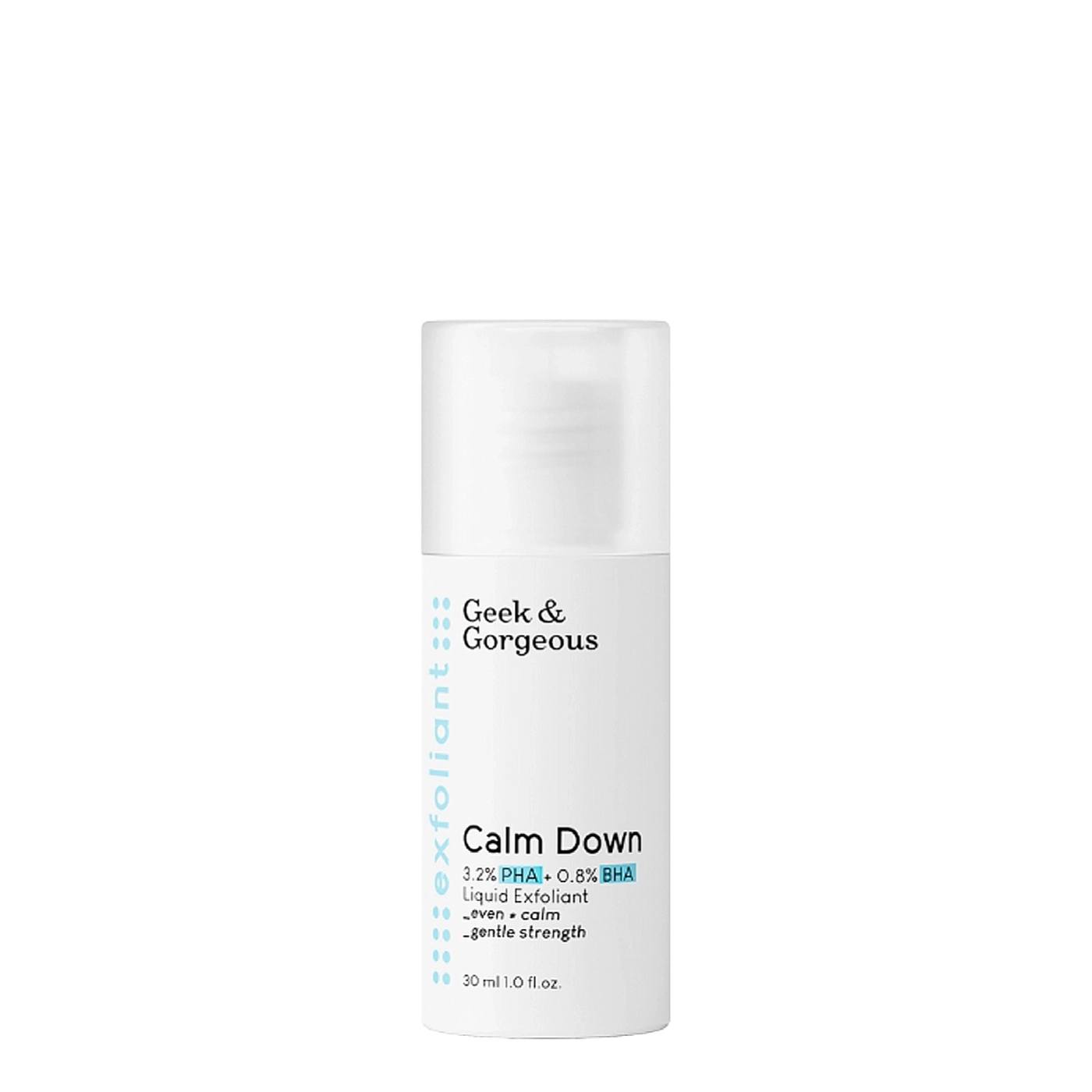 Geek&Gorgeous Calm down tonik do twarzy 4% kwasów PHA + BHA 30ml