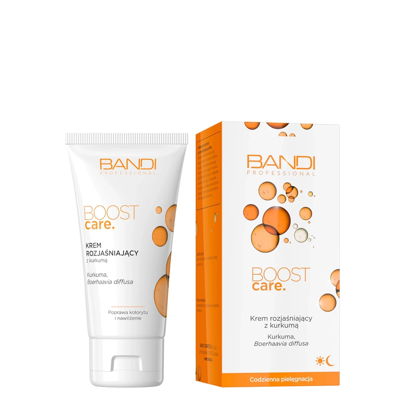 Bandi Professional BOOST CARE Krem rozjaśniający z kurkumą 50ml